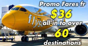 Featured image for (EXPIRED) Scoot: Promo fares fr $36 all-in to over 60 destinations! Book by 6 Jan 2018