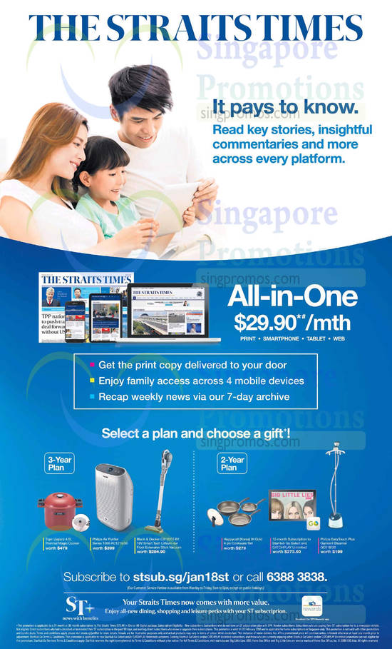 The Straits Times: Free gifts for new subscribers when you ...