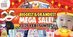 Featured image for (EXPIRED) Baby Land mega sale fair at Suntec from 23 – 25 Feb 2018