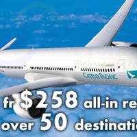 Cathay Pacific releases new promo fares fr $258 all-in return to over 50 destinations! Book by 2 Apr 2018 - 1