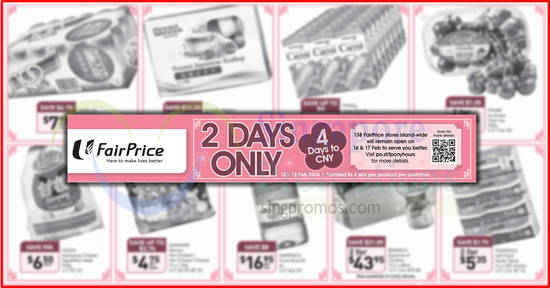 Fairprice 2Days offers feat 12 Feb 2018 Fairprice 2Days offers feat 12 Feb 2018