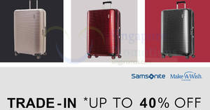 Featured image for Samsonite annual luggage trade-in is back – get up to 40% OFF S’Cure and Pixelon models! From 9 Feb – 12 Mar 2018