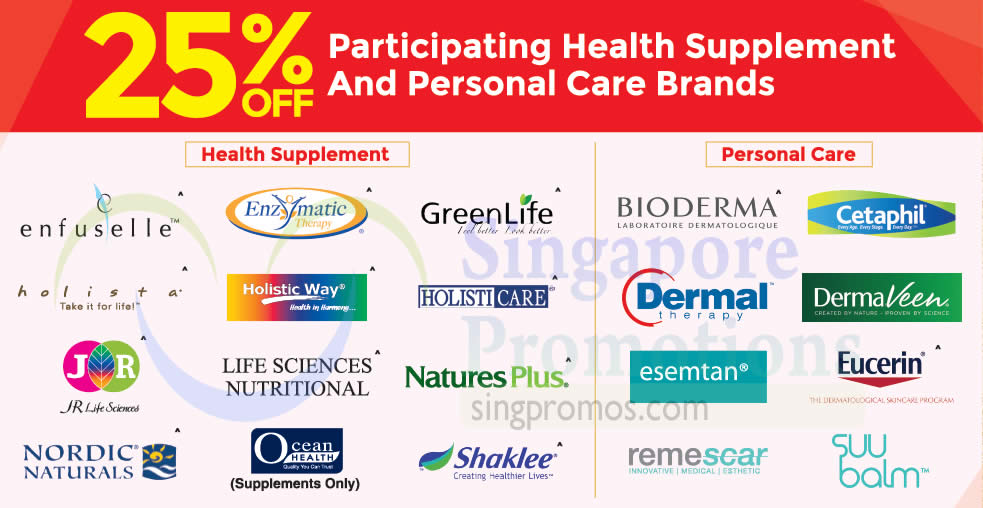 Featured image for Unity: Save 25% off on participating health supplement and personal care brands! From 8 - 14 Feb 2018