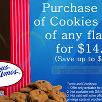 Famous Amos: 300g cookies-in-bag for $14.90 (Save $3.40)! From 1 – 31 Mar 2018 - 1