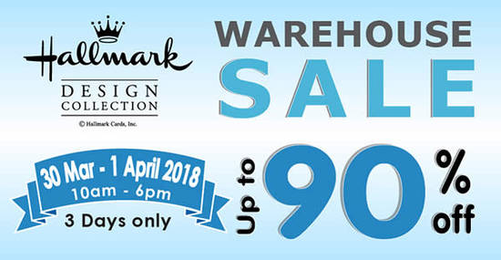 Hallmark Warehouse Sale feat 14 Mar 2018 Hallmark Warehouse Sale feat 14 Mar 2018