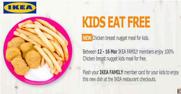 IKEA: Kids eat for FREE all-day when you present your membership card ...