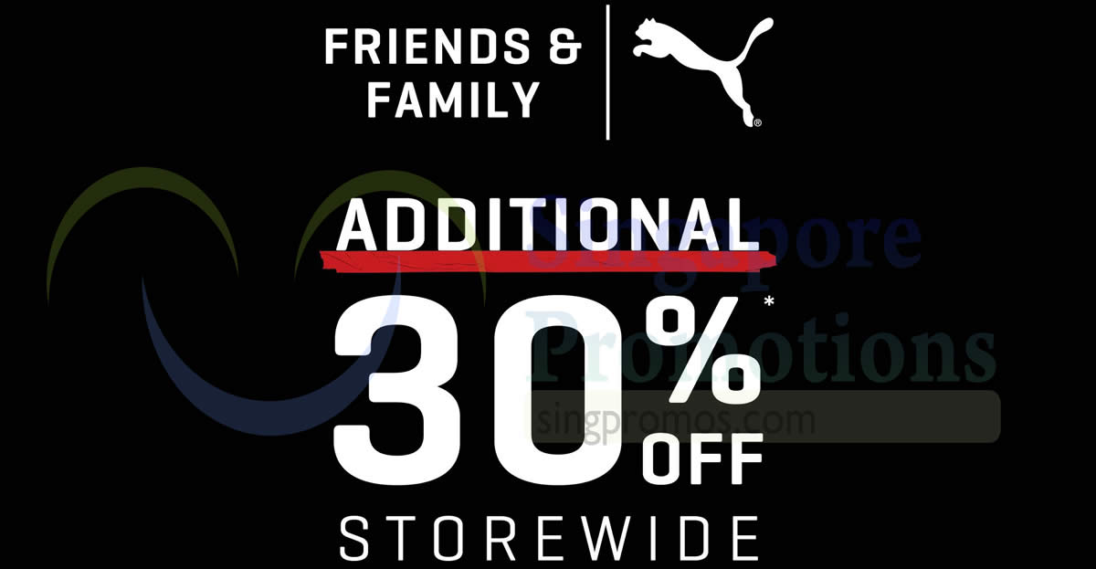 puma friends and family sale