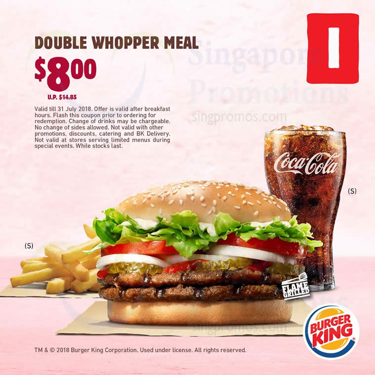 Burger King: Save up to 50% off on BK meals with these e-coupon deals