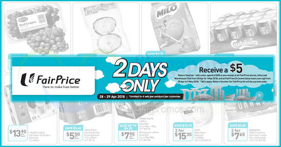 Fairprice 2days offers feat 28 Apr 2018 Fairprice 2days offers feat 28 Apr 2018