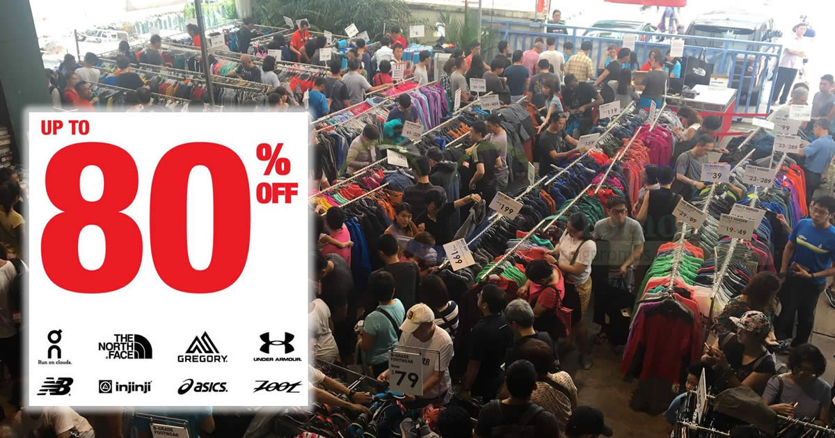 Featured image for Outdoor Venture: Up to 80% off The North Face, Brooks, New Balance & more warehouse sale! From 27 - 29 Apr 2018