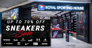 Featured image for (EXPIRED) Royal Sporting House: Up to 70% off Sneakers Sale! From 13 – 18 Apr 2018