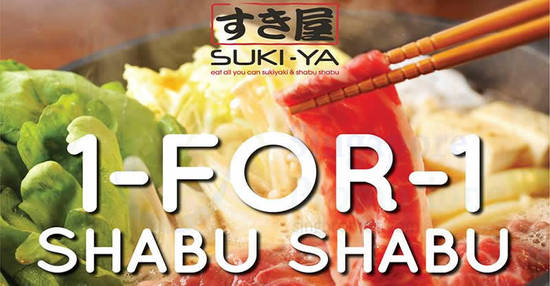 SUKI-YA: 1-for-1 Father’s Day Shabu-Shabu all-day on 16 June 2019 - 1