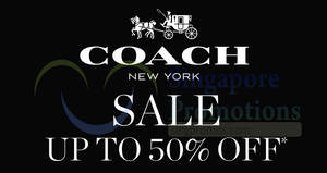 Featured image for (EXPIRED) Coach Special Sale at Takashimaya from 17 – 21 May 2019