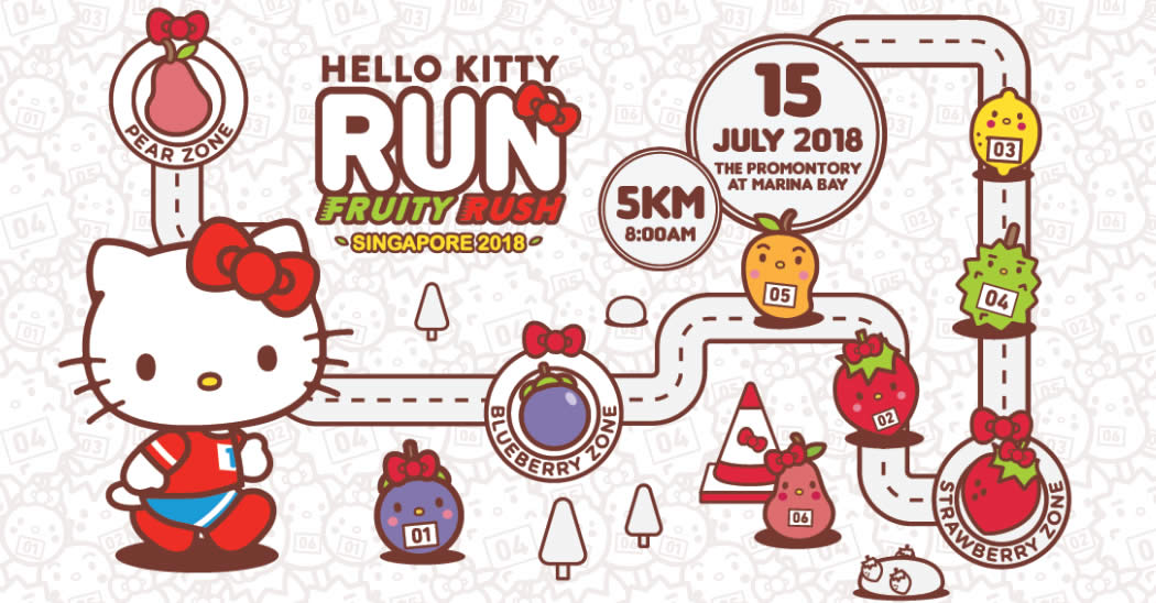 Featured image for Hello Kitty Run Singapore 2018's registration is now OPEN! From 8 May 2018