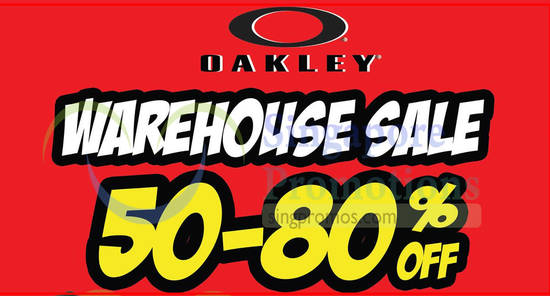 Oakley Warehouse Sale feat 22 May 2018 Oakley Warehouse Sale feat 22 May 2018