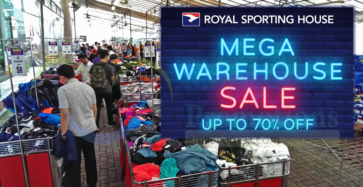 Featured image for Royal Sporting House up to 70% OFF warehouse sale from 31 May - 3 Jun 2018