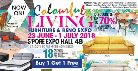 Colourful Living Furniture feat 23 Jun 2018 Colourful Living Furniture feat 23 Jun 2018