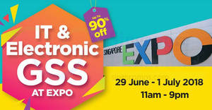 Featured image for IT & Electronic GSS by Megatex at Singapore Expo from 29 Jun – 1 Jul 2018