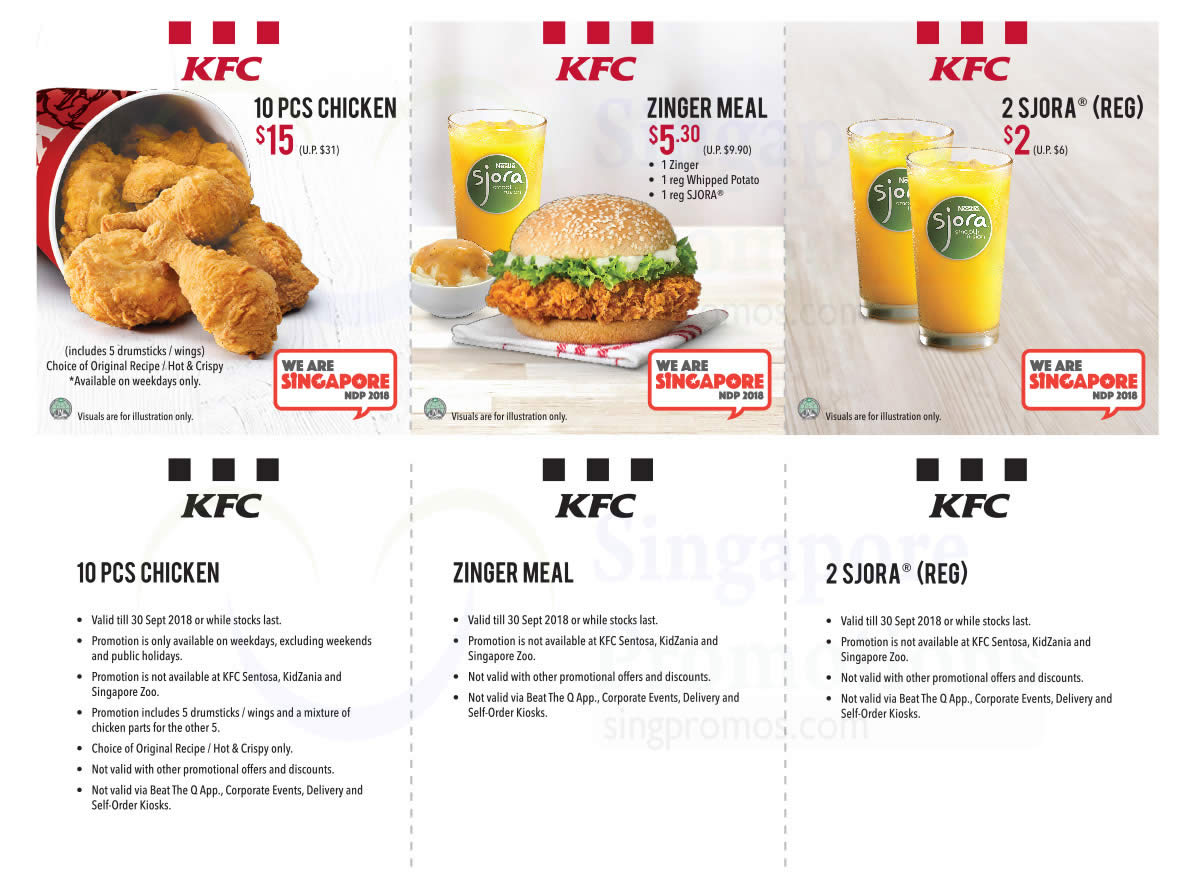 kfc save up to 16 with these coupons valid till 30 sep 2018