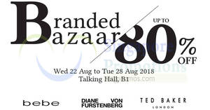 Featured image for (EXPIRED) Bebe, Diane Von Furstenberg and Ted Baker up to 80% off bazaar till 28 Aug 2018