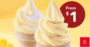 Featured image for McDonald’s Sweet Corn cones are back at Dessert Kiosks from 30 Aug 2018