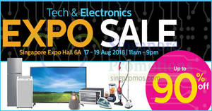 Featured image for (EXPIRED) Tech & Electronics Expo Sale by Megatex at Singapore Expo from 17 – 19 Aug 2018