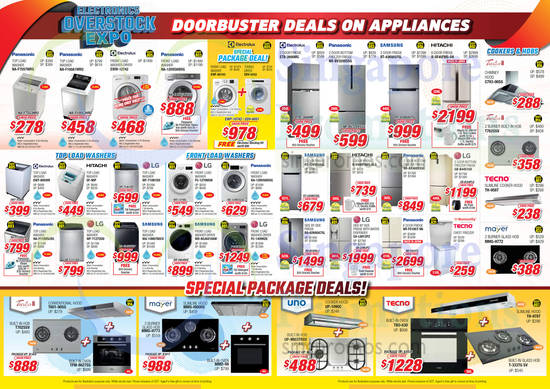 Appliances, Washers, Fridge, Hob, Hood