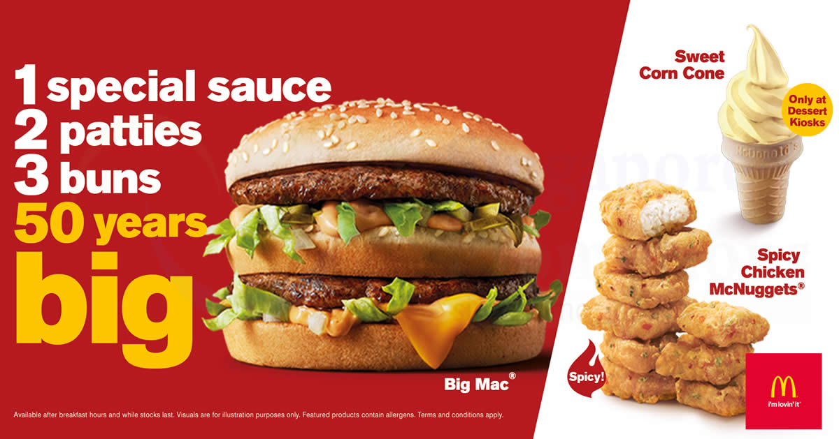 McDonald's Big Mac burger now at reduced price; Spicy ...