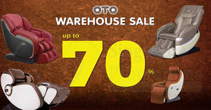 Featured image for (EXPIRED) OTO up to 70% off massage chairs warehouse sale from 22 – 23 Sep 2018