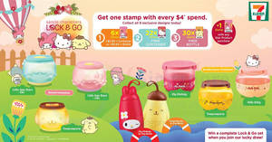 Featured image for (EXPIRED) 7-Eleven launches new Sanrio Lock & Go Container and Bottle Character! Ends 18 Dec 2018