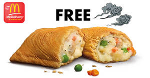 Featured image for McDonald’s McDelivery: Get a free Creamy Herb Chicken Pie with this code valid till 28 Oct 2018