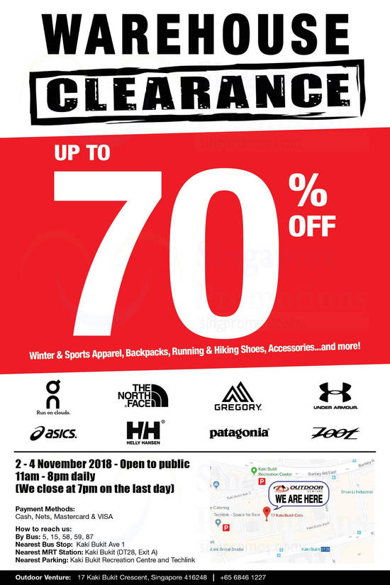 north face warehouse sale