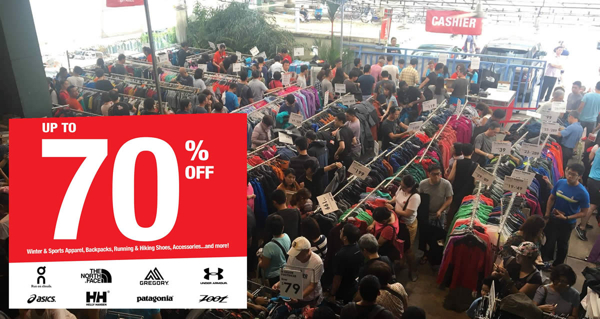Featured image for Outdoor Venture: Up to 70% off The North Face, Patagonia & more warehouse sale from 2 - 4 Nov 2018