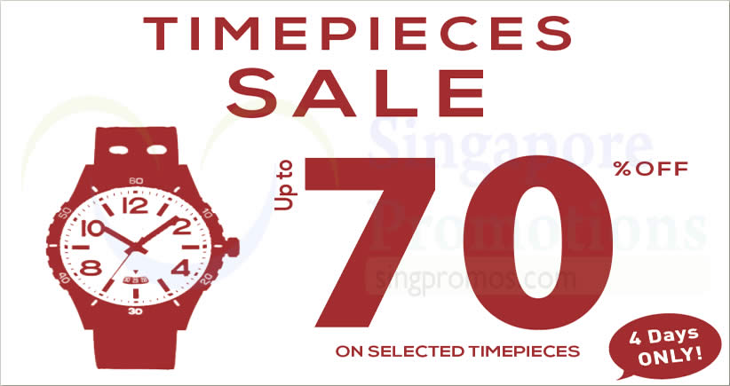 Featured image for Crystal Time up to 70% off warehouse sale on Luminox, Edox, Columbia and more from 29 Nov - 2 Dec 2018