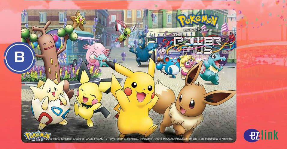 Featured image for EZ-Link to release new Pokémon cards from 8 Nov 2018