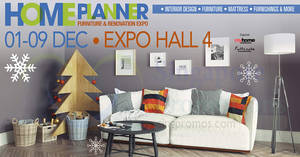 Featured image for (EXPIRED) Home Planner Furniture & Renovation Fair at Singapore Expo from 1 – 9 Dec 2018