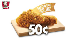 Featured image for (EXPIRED) KFC: Enjoy 50 cents Goldspice Chicken with DBS/POSB cards valid till 1 January 2019