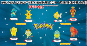 Featured image for (EXPIRED) McDonald’s: Get a free Pokemon toy with every Happy Meal until 12 December 2018