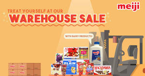Featured image for (EXPIRED) Meiji warehouse sale to return from 16 – 17 Nov 2018