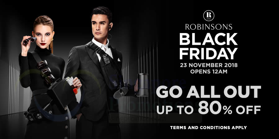 Featured image for Robinsons one-day Black Friday promotion offers discounts of up to 80% off on 23 November 2018