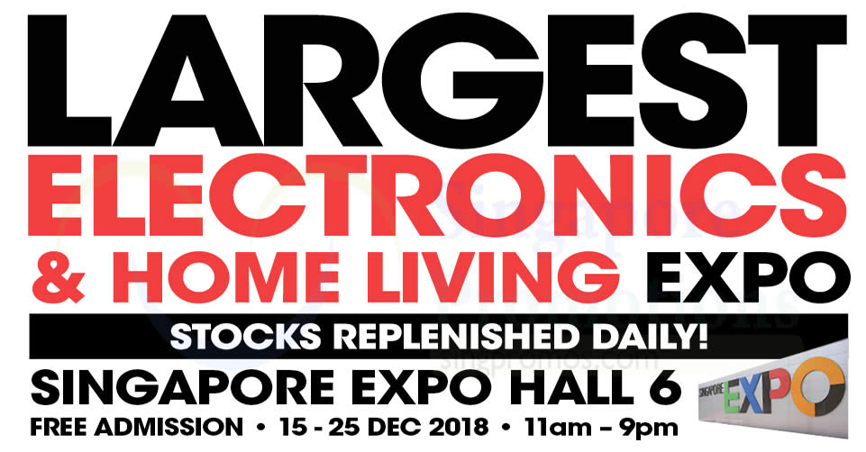 Featured image for Largest Electronics & Home Living Expo by Megatex from 15 - 25 Dec 2018