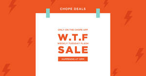 Featured image for (EXPIRED) ChopeDeals W.T.F Sale lets you enjoy set meals for as low as $2.70 on 29 Jan 2019!