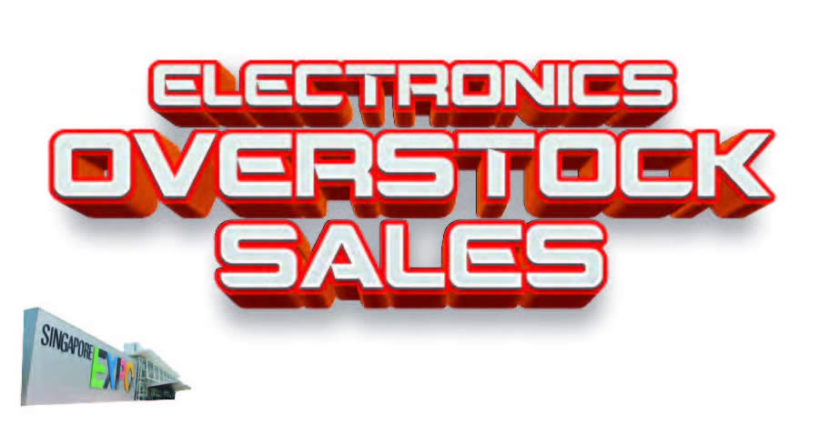 Featured image for Electronics Overstock Sale at Singapore Expo from 18 - 20 Jan 2019