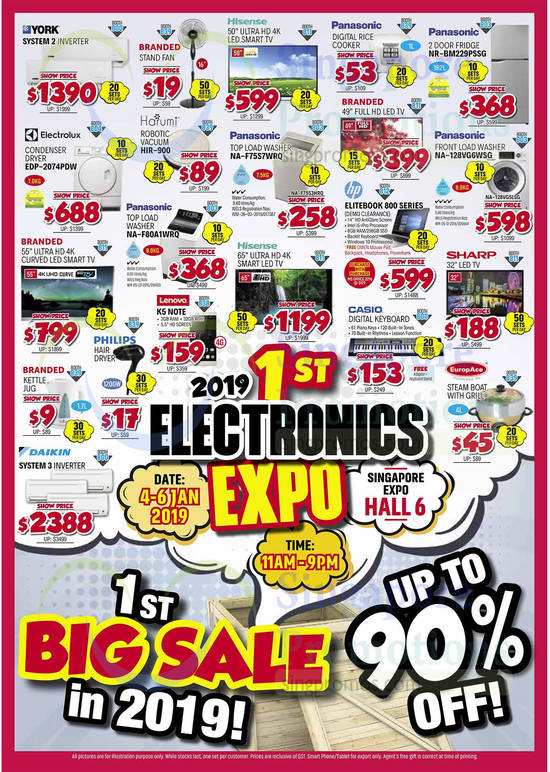 Highlighted Deals, TVs, Air Conditioners, Casio, Panasonic