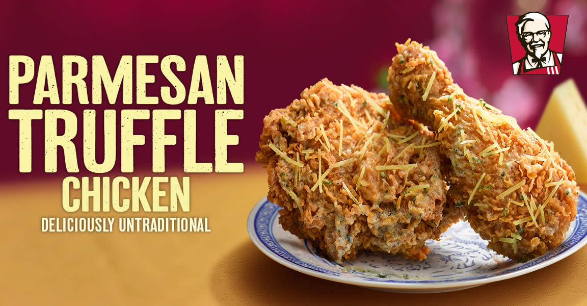 Featured image for KFC launches NEW Parmesan Truffle Chicken from 11 Jan 2019