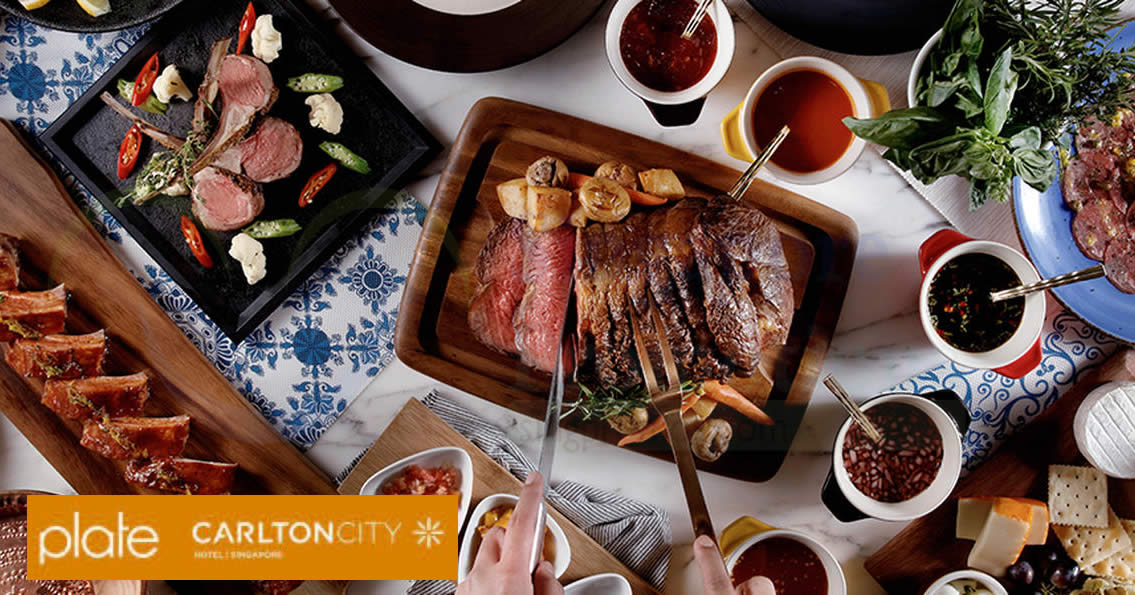 Plate Carlton City Hotel 1 For 1 Meat On Thursdays Buffet Dinner With Citi Cards Till 31 Mar 19