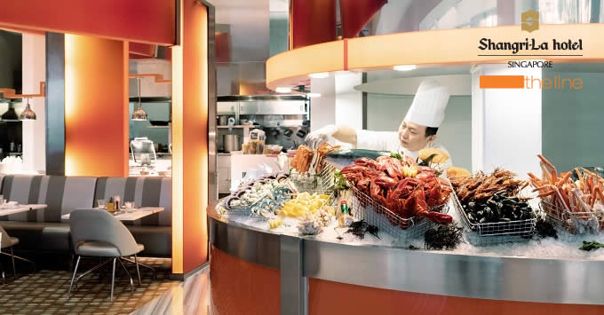 Featured image for The Line at Shangri-La Hotel: 1-for-1 lunch/dinner buffet on Mondays (Apr/May '19) with DBS/POSB cards! Book your table from 19 - 26 Mar 2019