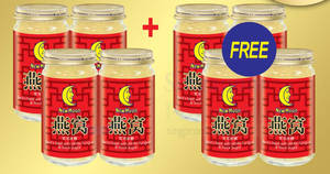 Featured image for Buy-4-get-4-free New Moon Bird’s Nest with White Fungus Rock Sugar from 8 Feb 2019