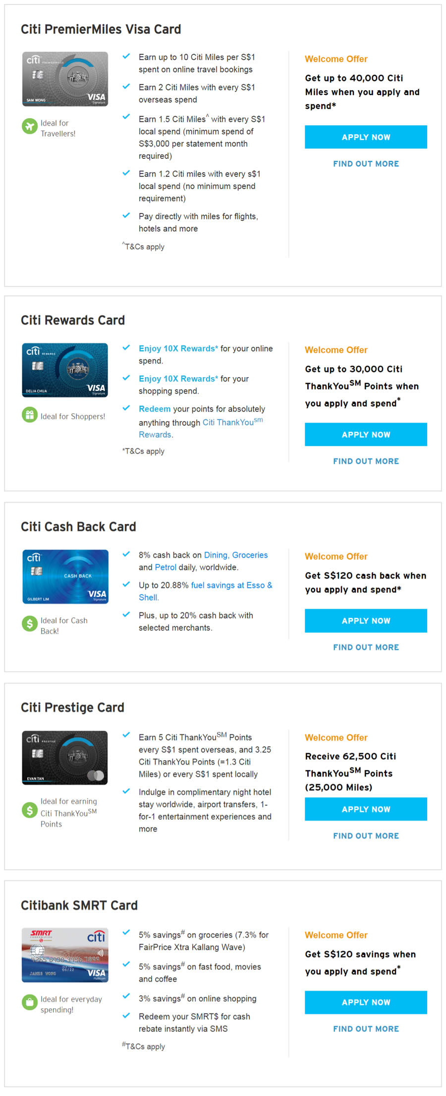 Citibank Apply For Selected Credit Cards Get Free Gifts Such As 120 Cash Back Up To 30 000 Citi Miles More