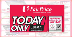 Featured image for Fairprice 1 Feb ONE-DAY deals: Golden Chef Australian Premium Wild Abalone, Yeo’s, Ferrero Rocher Collection & more